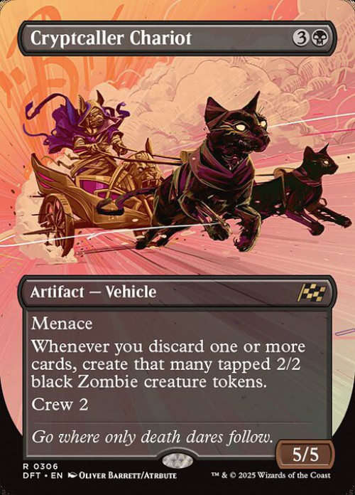 magical artefact JSK+magic cat ケープ mtga306cryptcallerchariotfoil_