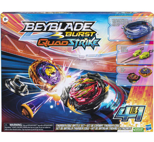 Beyblade Burst QuadStrike Thunder Edge Battle Set Damaged Package