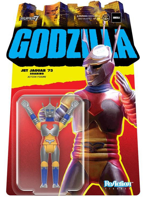 Godzilla ReAction TOHO Jet Jaguar 73 3.75 Action Figure Soaring