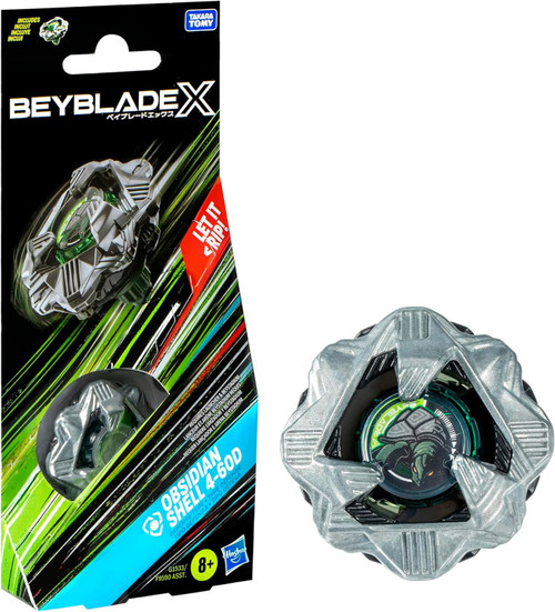 paledusk obsidian 新品、未開封 Beyblade X Shell Obsidian 4-60D Booster Hasbro - ToyWiz