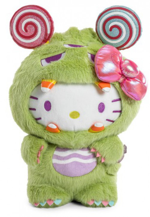 Sanrio Hello Kitty Sweet Kaiju Green 13 Plush Kidrobot NECA