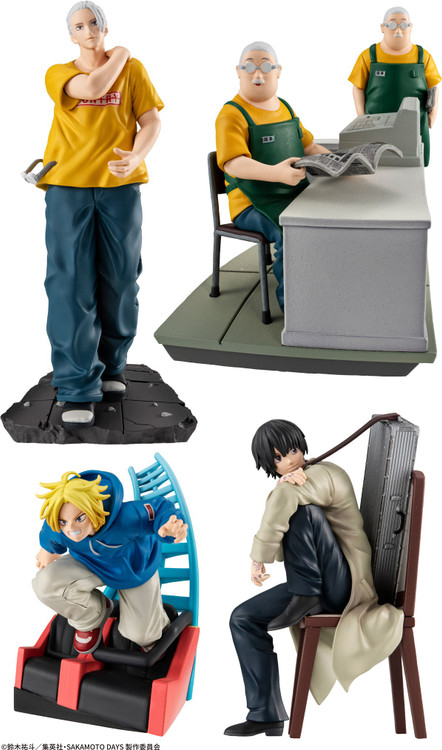 Sakamoto Days Petitrama EX Sakamoto Days 3.54 Box of 4 Figures Cut