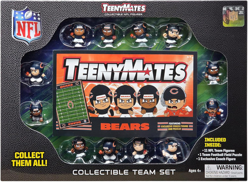 NFL TeenyMates 2024 Football Chicago Bears 12-Figure Team Set 11