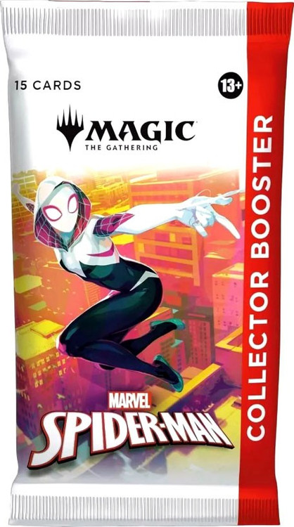Magic The Gathering Marvel Spider-Man COLLECTOR Booster Pack 15 Cards  Wizards of the Coast - ToyWiz