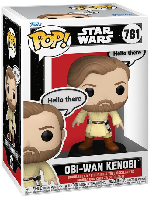 Funko Pop! Star Wars – Obi-Wan Kenobi – Figurine Vinyle 9,5 Cm – Collection Officielle – Cadeau Pour Fans Adultes Et Enfants