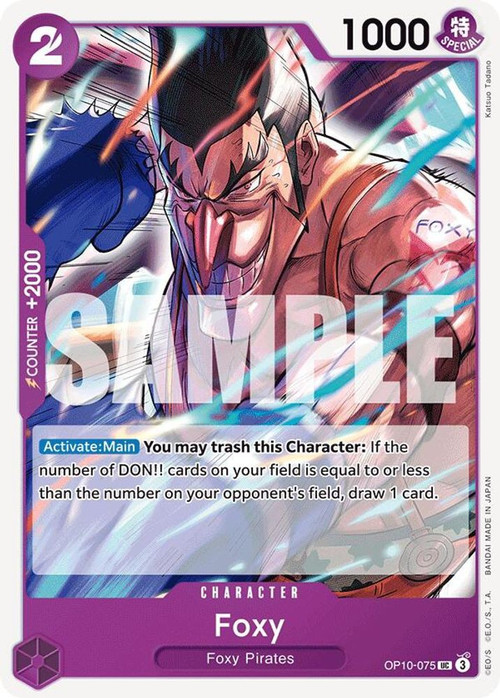 one piece card game foxy Extra Booster EGGHEAD CRISIS EB04 japanese GLIT Japanese Hobby Shop Themed around a 500 Purple) Foxy FEATUREONE PIECE