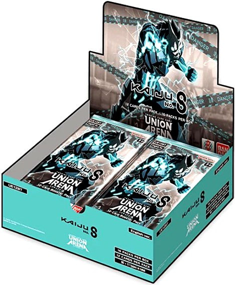 Union Arena TCG Kaiju No.8 Booster Box UE12BT 16 Packs Bandai - ToyWiz