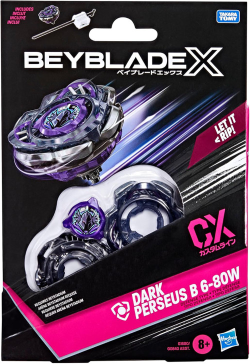 Beyblade X Dark Perseus B 6-80W CX Starter Pack Hasbro Toys - ToyWiz