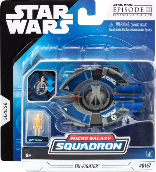 Star Wars Micro Galaxy Squadron Series 8 Tri-Fighter