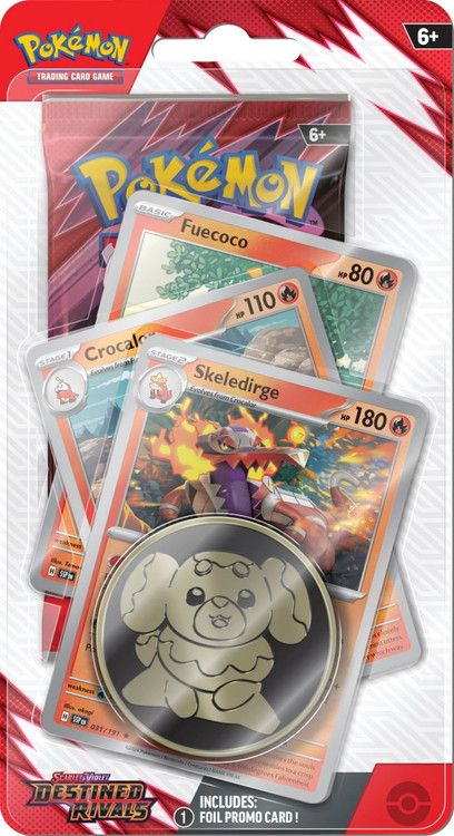 Fuecoco Coin Pokemon Scarlet Violet Destined Rivals Skeledirge, Crocalor Fuecoco ...