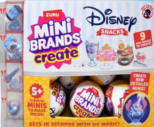 Surprise Mini Brands Create Disney Snacks Mystery Box 13 Packs