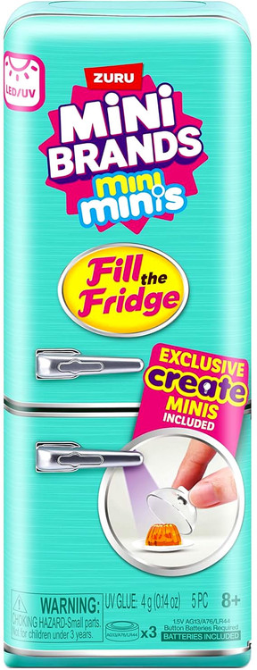 Mini brands ミニブランズ Fill the fridge 4個 Mini Brands Fill the Fridge Playset (Assorted) Collectible Blind