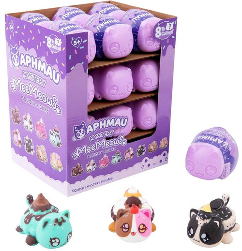 Aphmau MeeMeows Squishy Series 3 Mystery Box 24 Packs Bonkers Toy