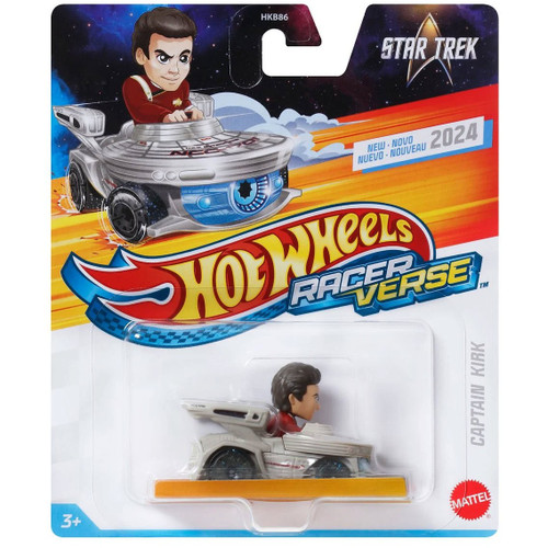 Hot Wheels RacerVerse Star Trek Captain Kirk Die Cast Car Mattel