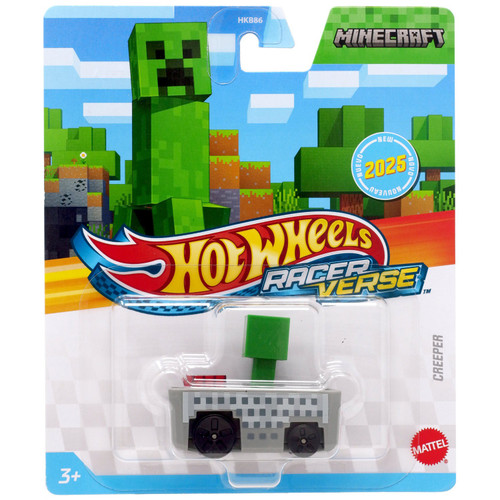 Hot Wheels Racerverse Minecraft Creeper Diecast Car Mattel Toys