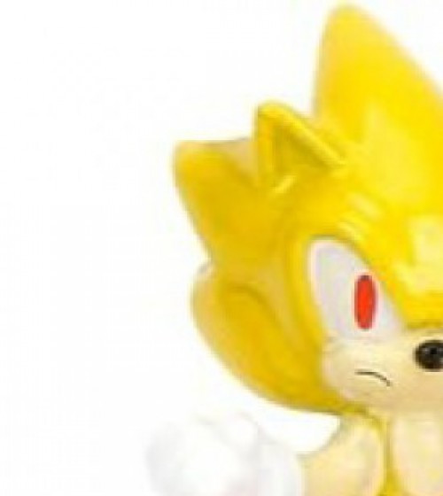 Sonic The Hedgehog Metalfigs Series 1 Super Sonic 1.5 Diecast