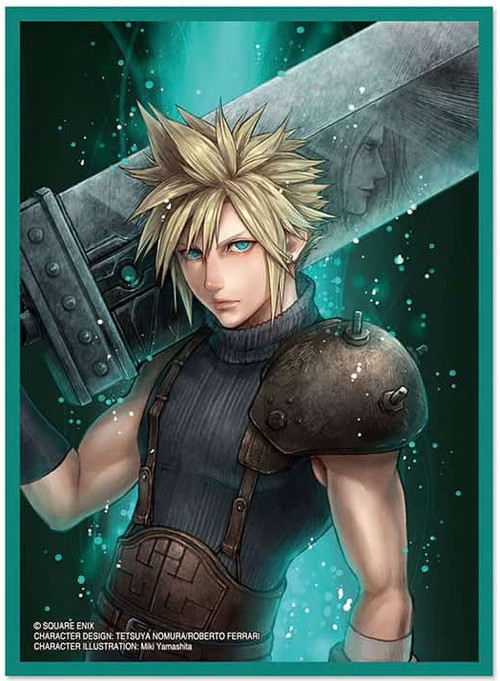 cloud card sleeves FINAL FANTASY: SLEEVE SERIES: (FFCSS-03) (100CT) * Please note that there is a possibility that our ordered quantity will be cut by the supplier. Soft Sleeves for Trading Cards