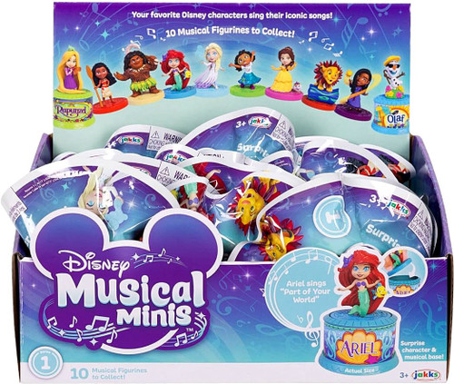 Disney Series 1 Musical Minis Mystery Box 14 Packs Jakks Pacific