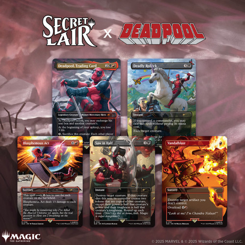 【MTG】Secret Lair Marvel’s Deadpool Foil② Amazon.com: MTG Secret Lair: Secret Lair x Marvel's Deadpool