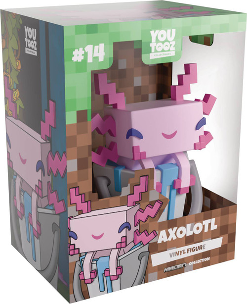 Minecraft Axolotl 3.9 Vinyl Figure Youtooz - ToyWiz