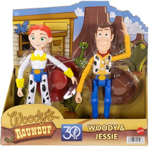 Disney Pixar Toy Story Woodys Roundup Woody Jessie Action Figure