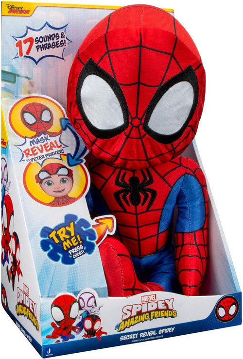 Marvel Spider-Man Far From Home Peluche à coller 30,5 cm