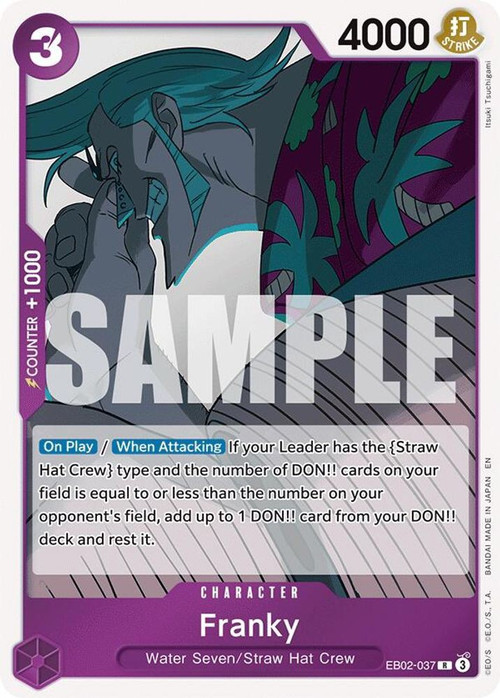 one piece card game franky Guide 3rd Anniversary + 2 Nami & Promo Ca Samourai Shop produced collectibles and minor box imperfections/blemishes may have occurred from hand CoreTCG - Franky