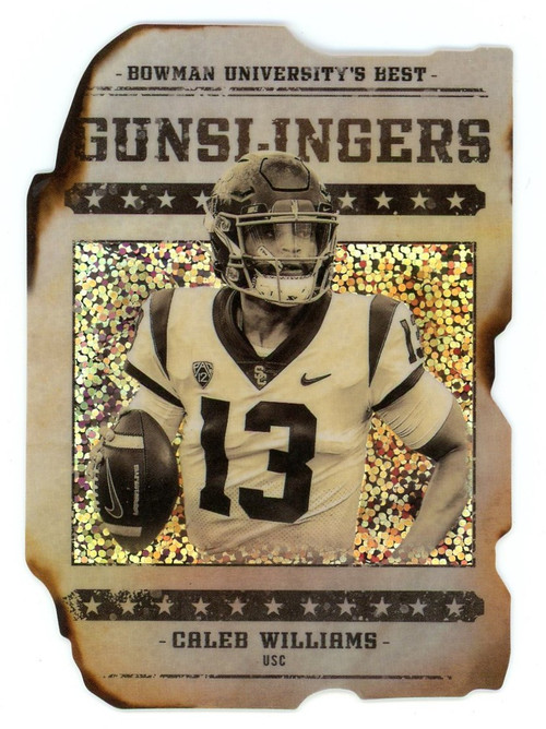 NFL 2022 Bowmans Best University Single Card Gunslingers Speckle 