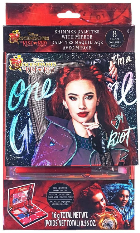 Disney Descendants The Rise of Red Shimmer Palettes with Mirror ...