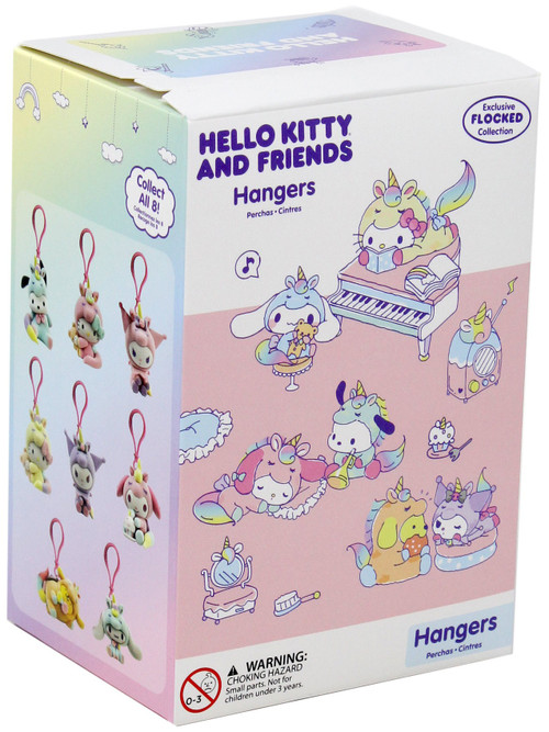 Sanrio Hello Kitty Friends Flocked Collection Hangers Mystery Pack