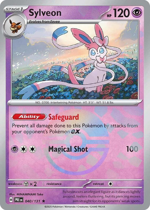 sylveon pokemon card ex PSA 10 Sylveon ex Prismatic Evolutions #041 Pokemon card – GorillaTCG main image 0