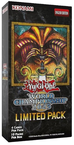 yugioh world championship deck box Amazon.com: Yu-Gi-Oh! CCG Limited Pack World Championship 2025 Booster Box  : Toys & Games