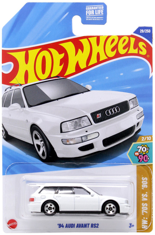 Hot Wheels HW 70s vs. 90s 94 Audi Avant RS2 164 Diecast Car White