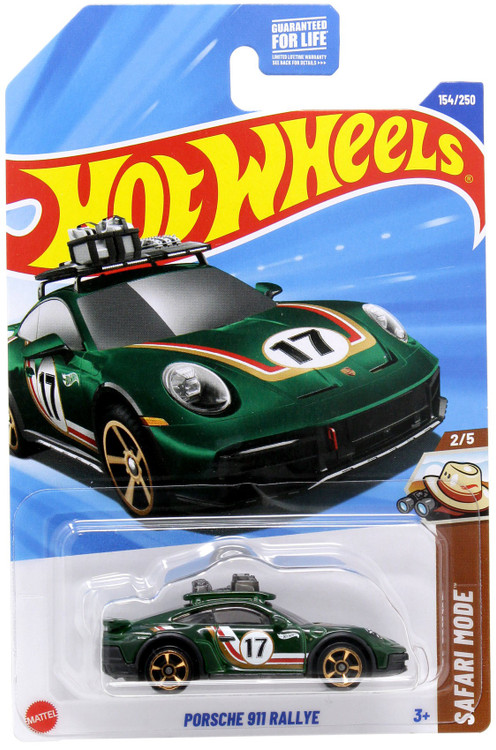 Hot Wheels Safari Mode Porsche 911 Rallye 164 Diecast Car Mattel