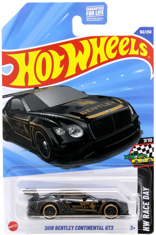 Hot Wheels HW Race Day 2018 Bentley Continental GT3 164 Diecast