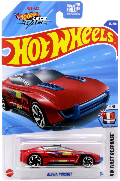 How Wheels First Response Hot Wheels HW First Response Alpha Pursuit 164 Diecast Car Mattel - ToyWiz