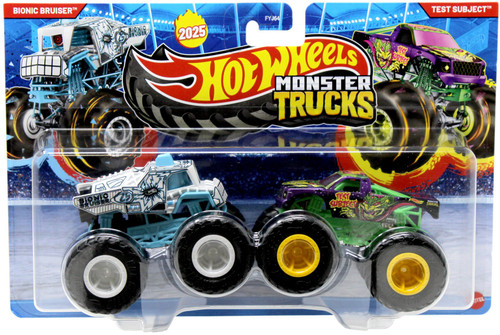 Hot Wheels Monster Trucks Demolition Doubles Bionic Bruiser vs