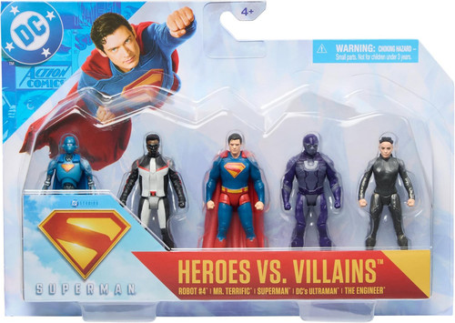 DC Superman Movie Heroes vs Villains 6 Action Figure Robot 4, Mr