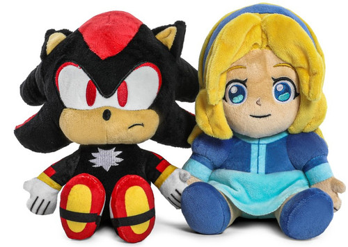 Sonic The Hedgehog Phunny Shadow Maria 7.5 Plush 2-Pack Kidrobot