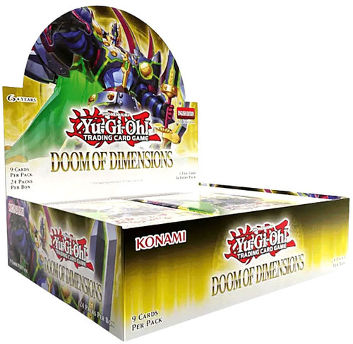YuGiOh Doom of Dimensions Booster Box 24 Packs Konami - ToyWiz YuGiOh Doom of Dimensions Booster Box 24 Packs Konami - ToyWiz
