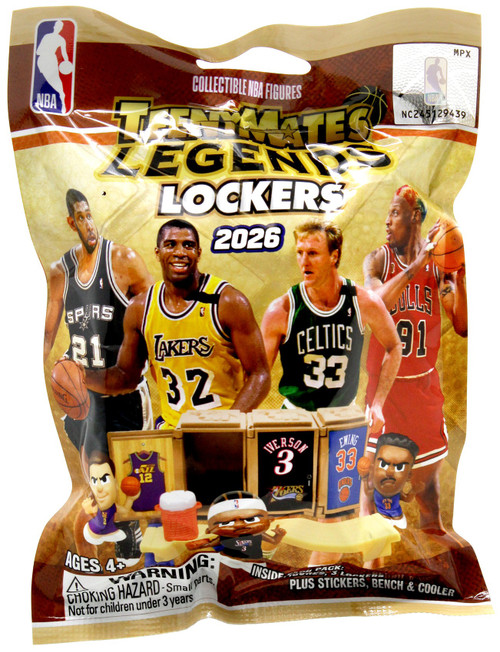 NBA Basketball TeenyMates Box フィギュア NBA TeenyMates Basketball Legends LOCKERS Pack Party Animal Toys