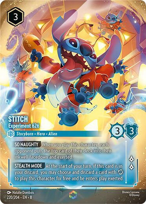 stitch pokemon card Panini Trading Cards Starter Pack (1 Binder + 2 Sleeves + 1 Limited Edition Card), 005153SPAFGD : Toys & Games Stitch - New Dog -