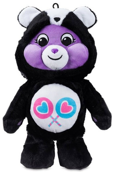 Care Bears Hoodie Share Bear Dressed as a Skunk 11 Plush Basic Fun
