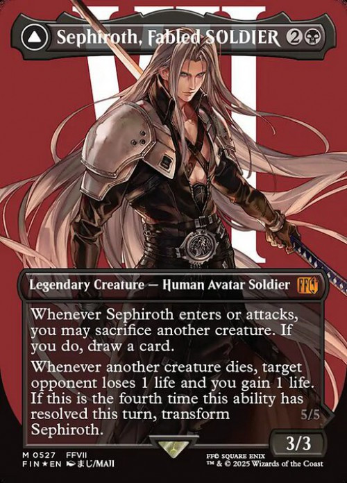 mtg FINAL FANTASY セフィロス Magic The Gathering Final Fantasy Single Card Mythic Rare