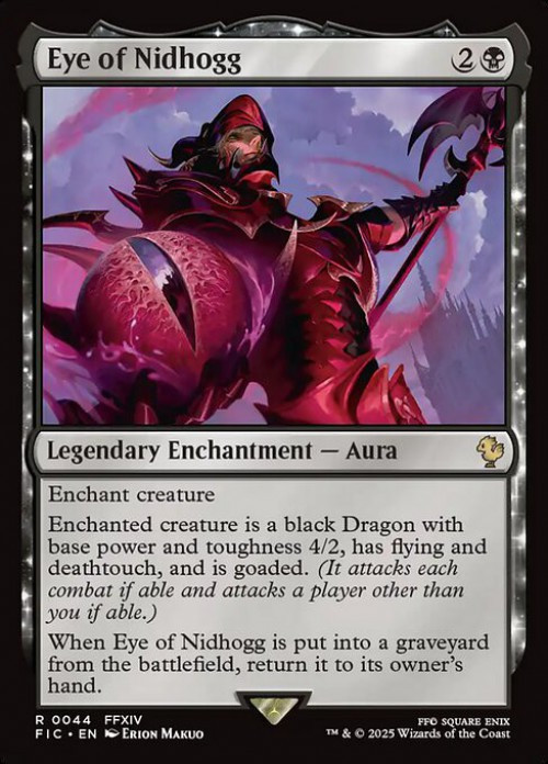 Magic The Gathering Final Fantasy Commander Single Card Rare Eye of Nidhogg  44 - ToyWiz