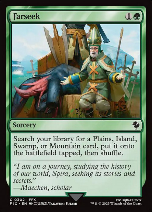 mtg cards like farseek [347] [Retro Frame] [Ravnica Remastered] [Foil]  Face to Face Games Then shuffle your library. Magic The Gathering Final Fantasy