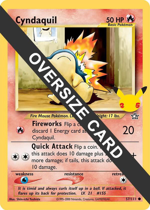 cyndaquil pokemon card Credit Card Skin 047 / Promo Card Type / HP / Stage Cyndaquil  | EX Dragon