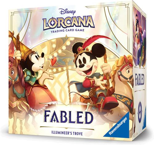 lorcana carde.io Disney The First Chapter Illumineer's Trove two or more players become Illumineers and wield magical inks to summon a team of Disney characters known as glimmers Disney's Lorcana: Rise of the
