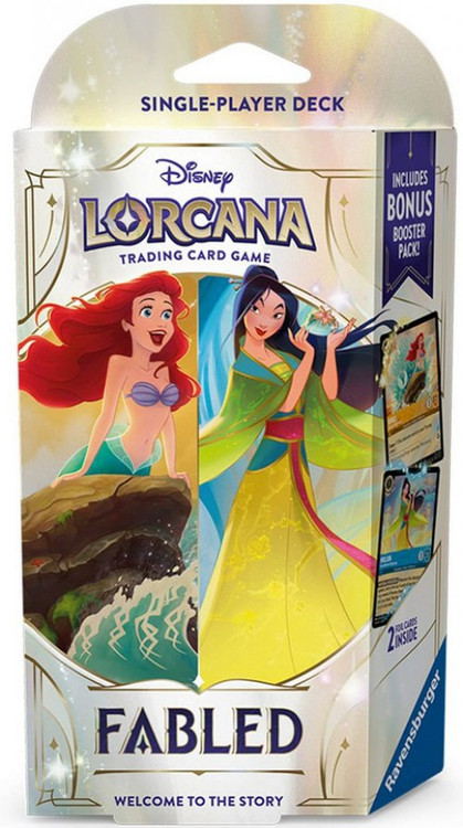 Lorcana TCG Fabled Starter Deck (Emerald & Ruby)