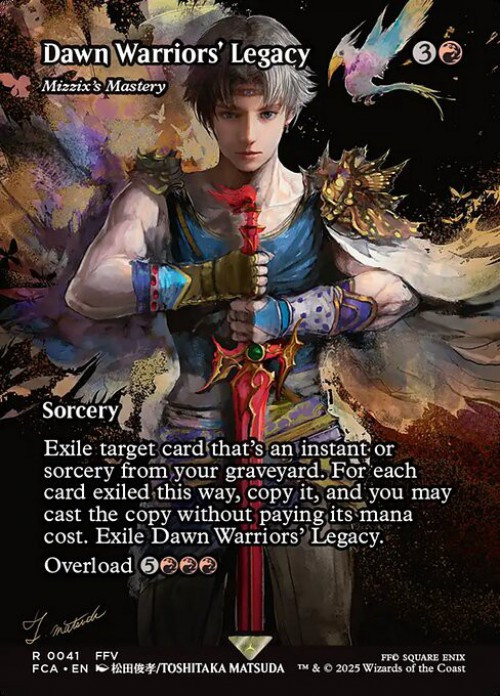 Magic The Gathering Final Fantasy Through the Ages Single Card